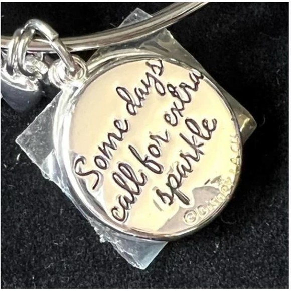 New Disney Minnie Mouse 8in Crystal Bangle Bracelet (Extra Sparkle Days) - NIB - Picture 3 of 11